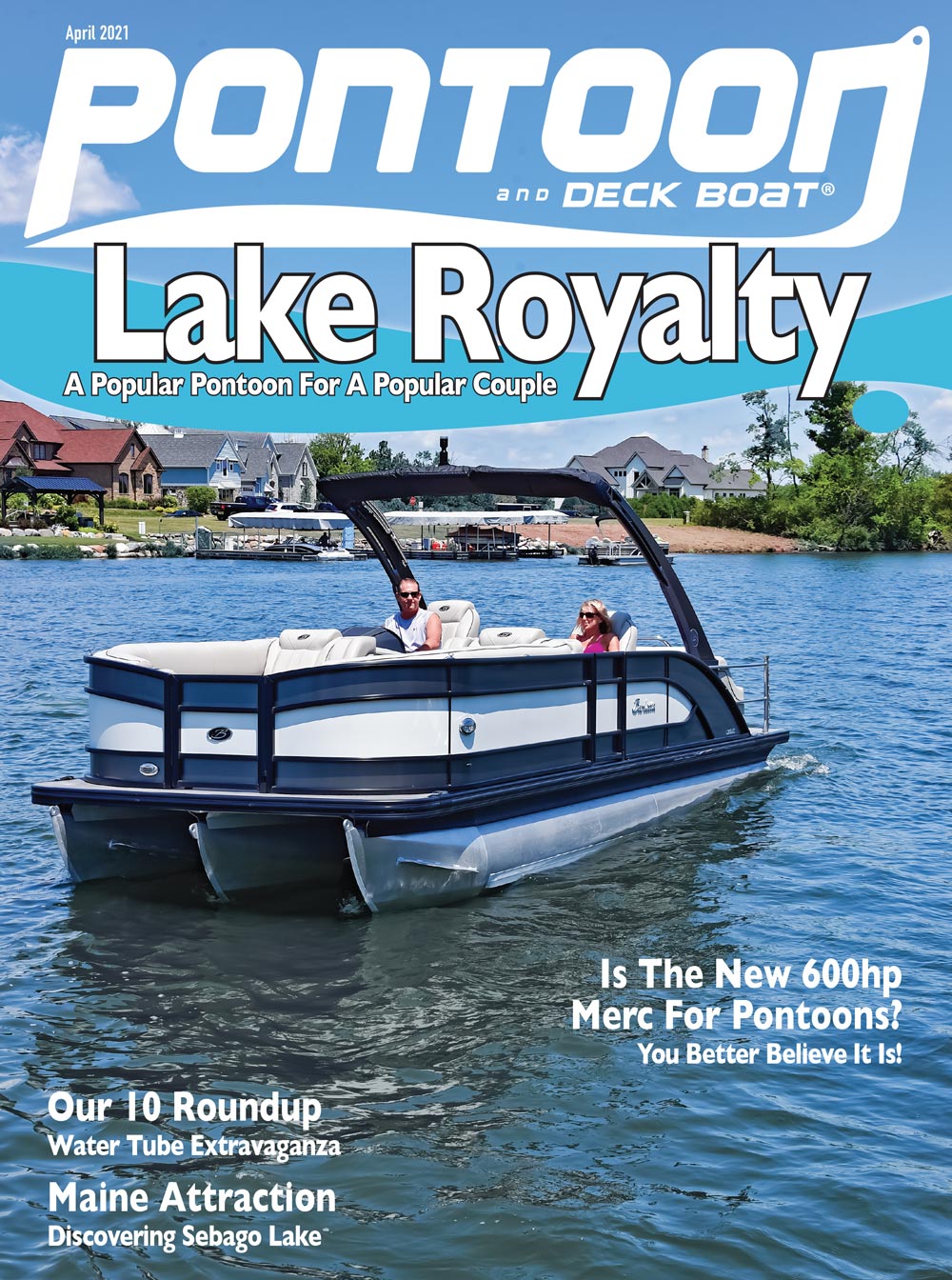 Pontoon and Deck Boat April 2021 cover