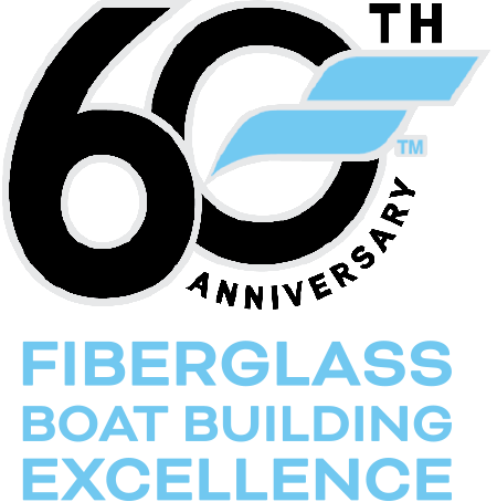 60th Anniversary Fiberglass Boat Building Excellence logo