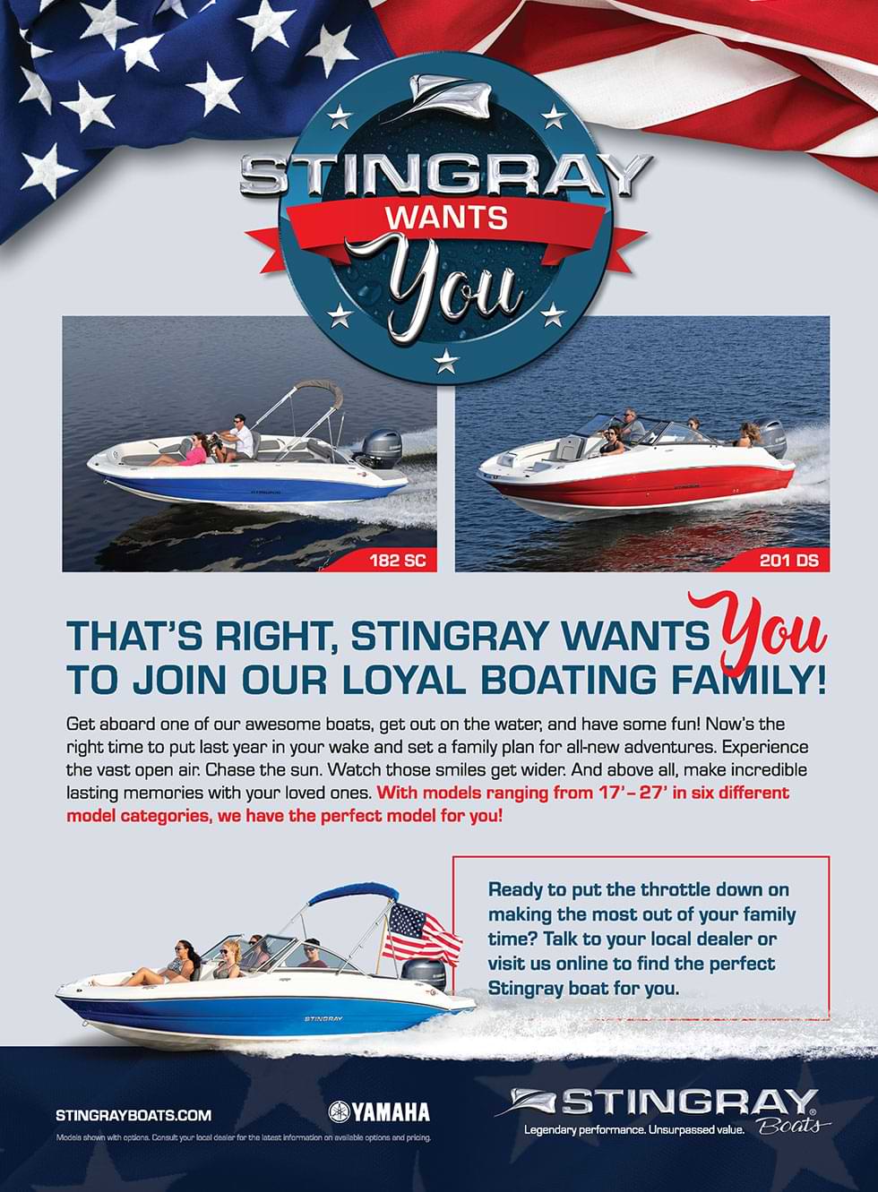 Stingray Boats Advertisement