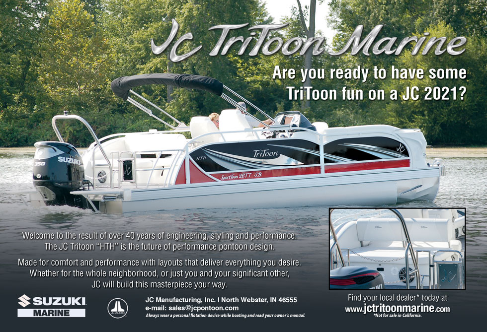 JC Tritoon Marine Advertisement