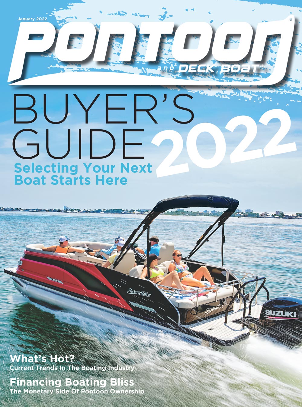 Pontoon and Deck Boat January 2022 cover