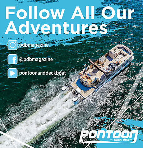 Pontoon and Deck Boat Follow All Our Adventures Advertisement