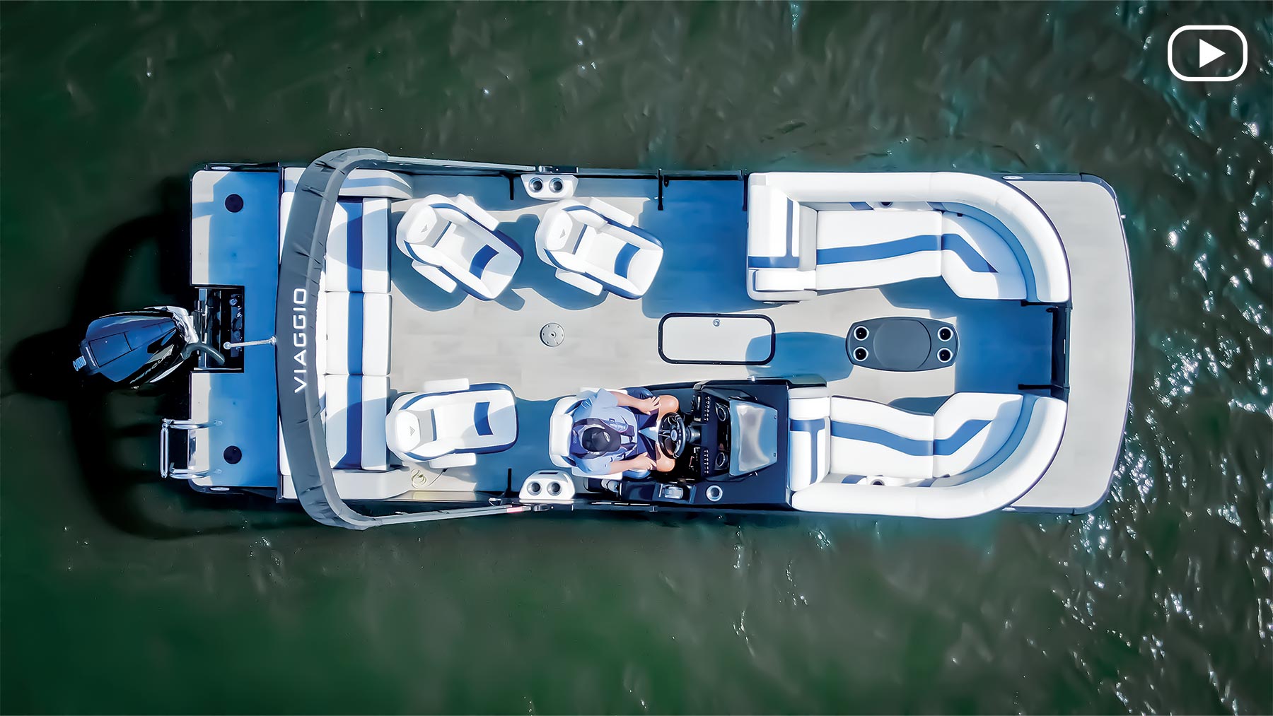 aerial view of the Viaggio by Misty Harbor Diamante 23Q