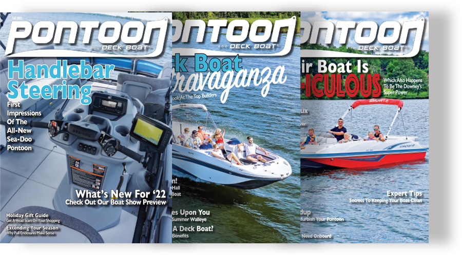 Pontoon and Deck Boat magazine covers