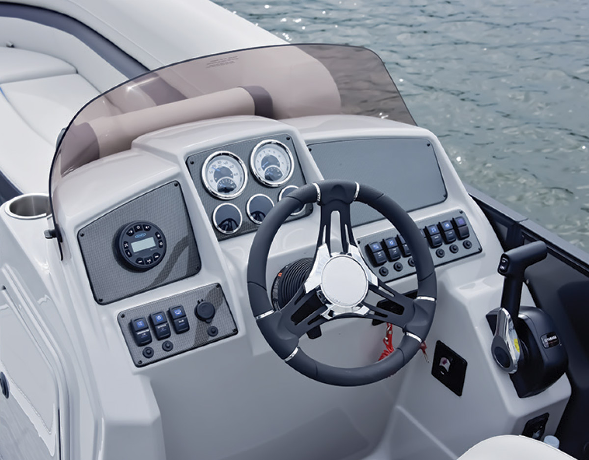 Steering wheel from the Starcraft Marine EXS-5