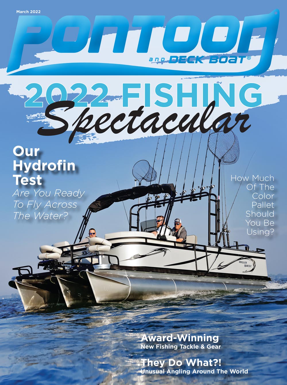 Pontoon and Deck Boat March 2022 cover
