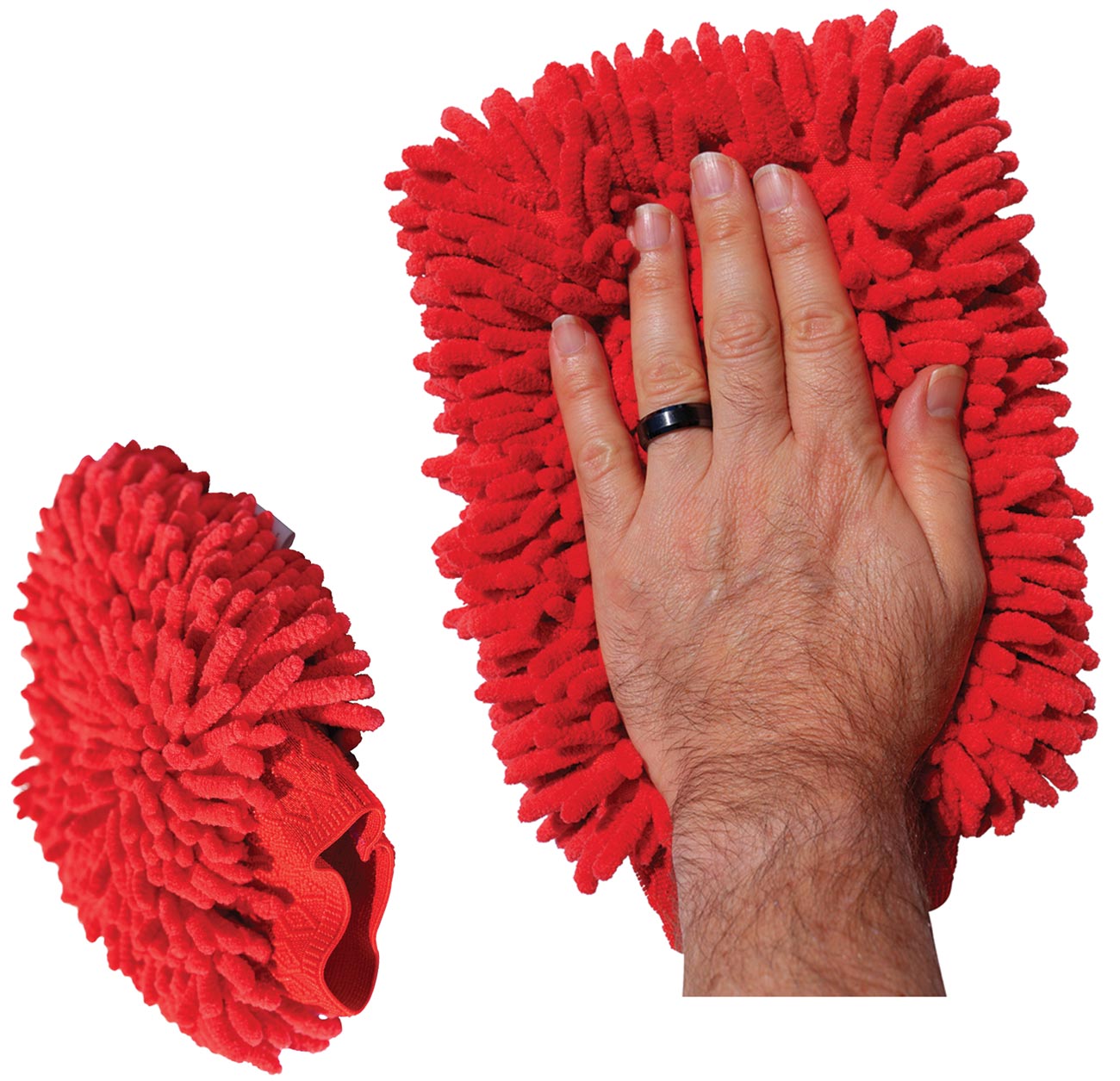 the Chenille Microfiber Premium Scratch-Free Wash Mitt from Shurhold