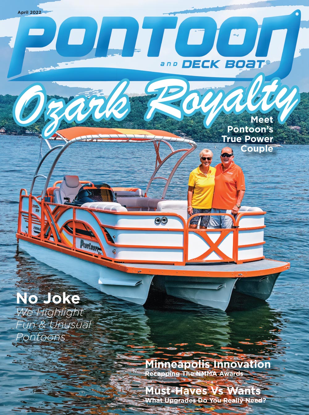 Pontoon and Deck Boat April 2022 cover