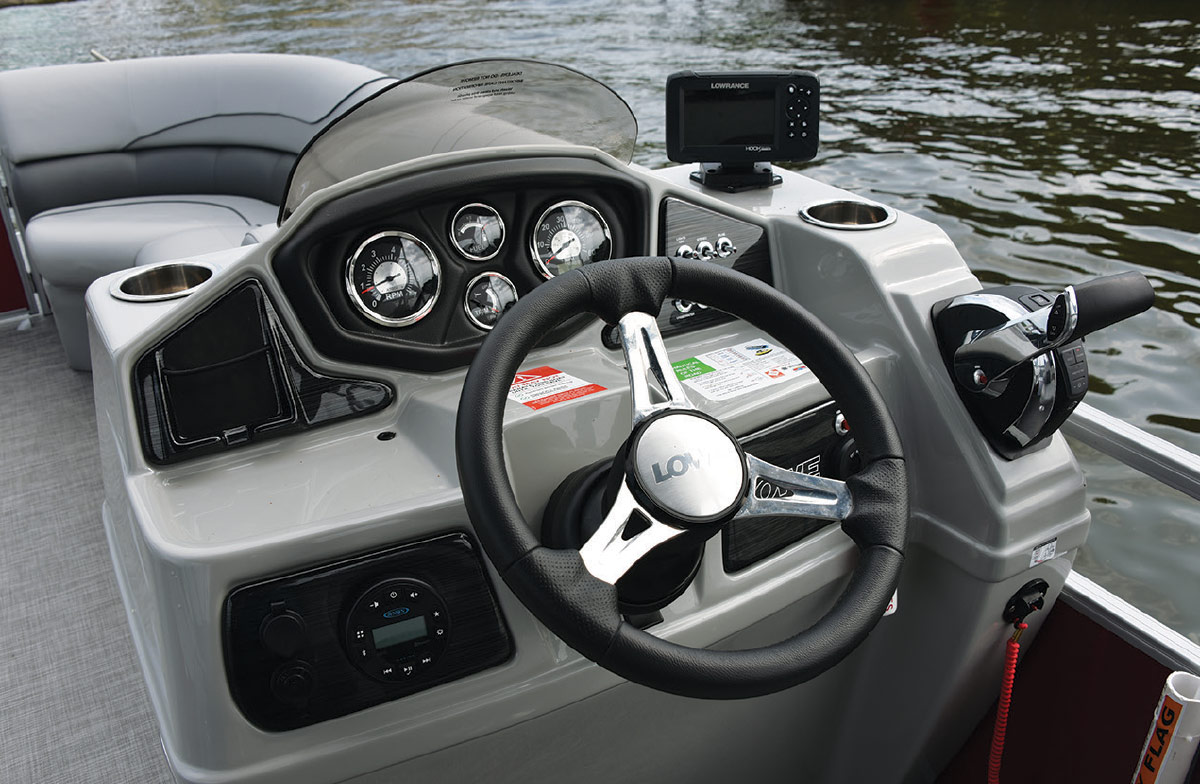 Boat's steering wheel