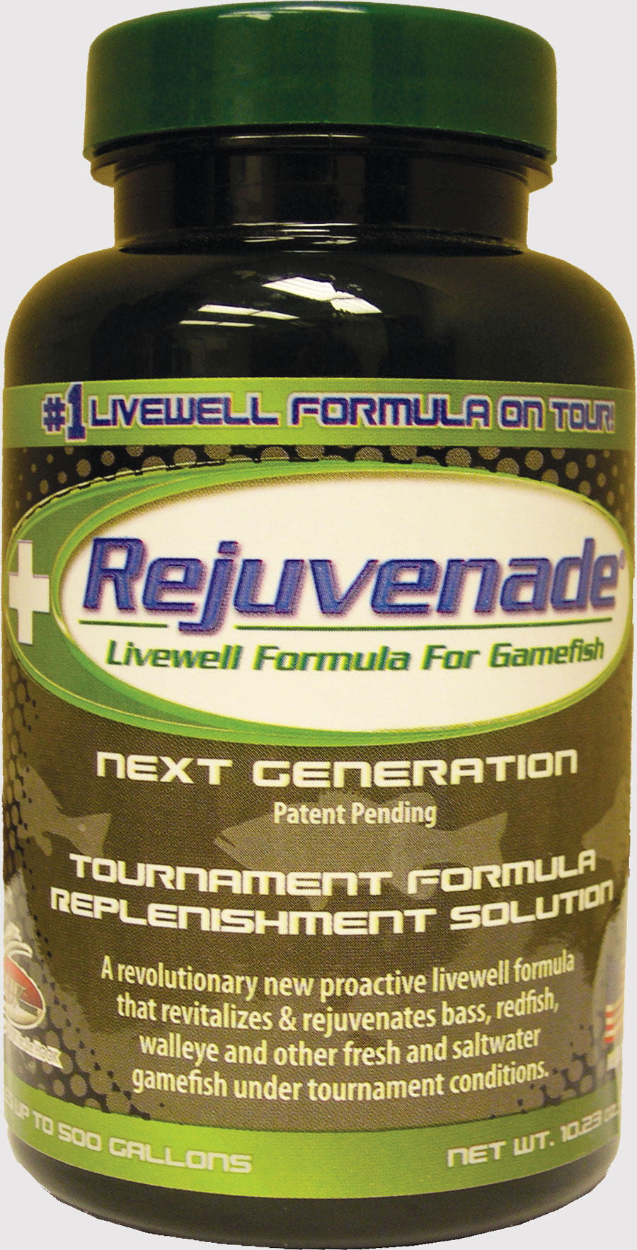 Additives such as Rejuvenade from BassMedics help keep fish alive from catch to release