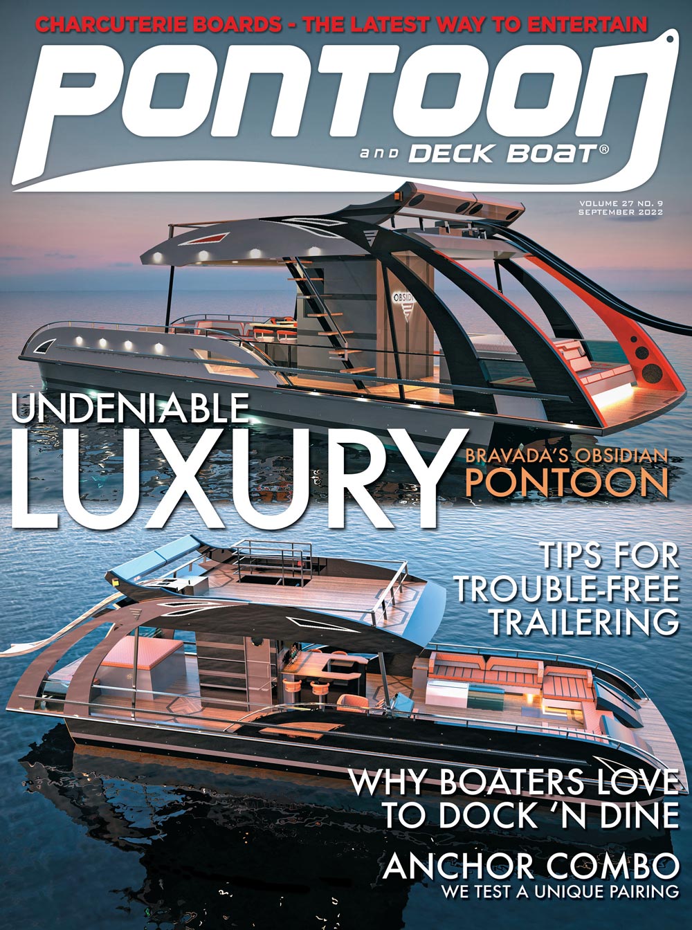 Pontoon and Deck Boat September 2022 cover