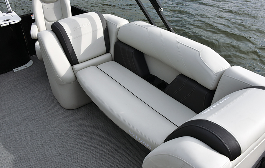 couch seating on the Sylvan Mirage X3 Party Fish