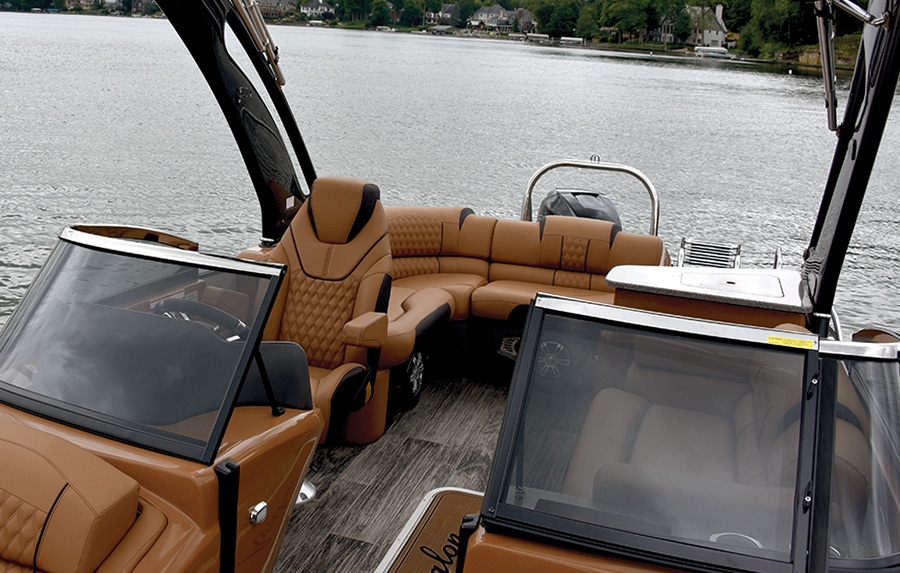 Front of the Avalon boat