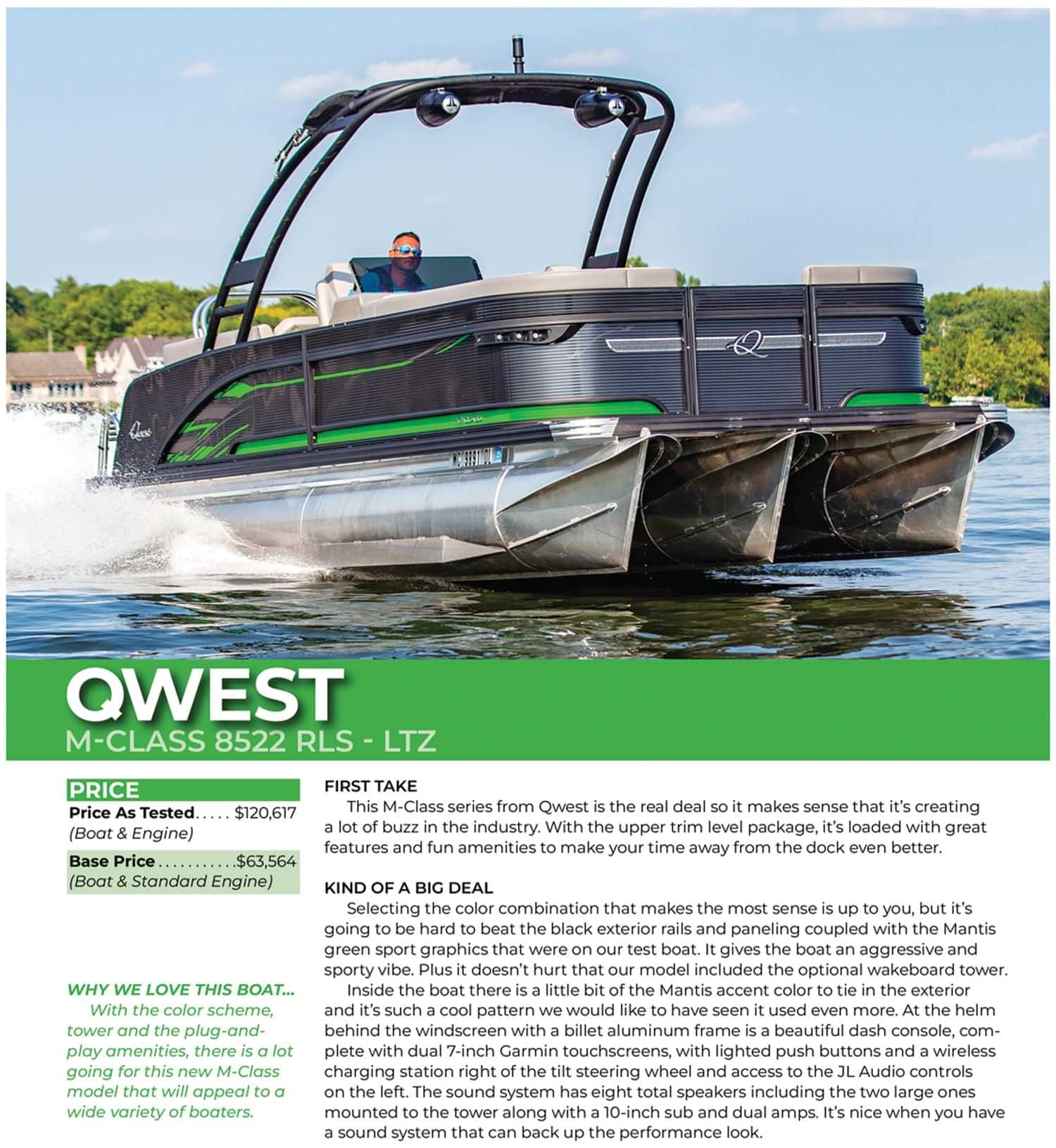 the 2023 Shootout Qwest M-Class 8522 RLS - LTZ listing
