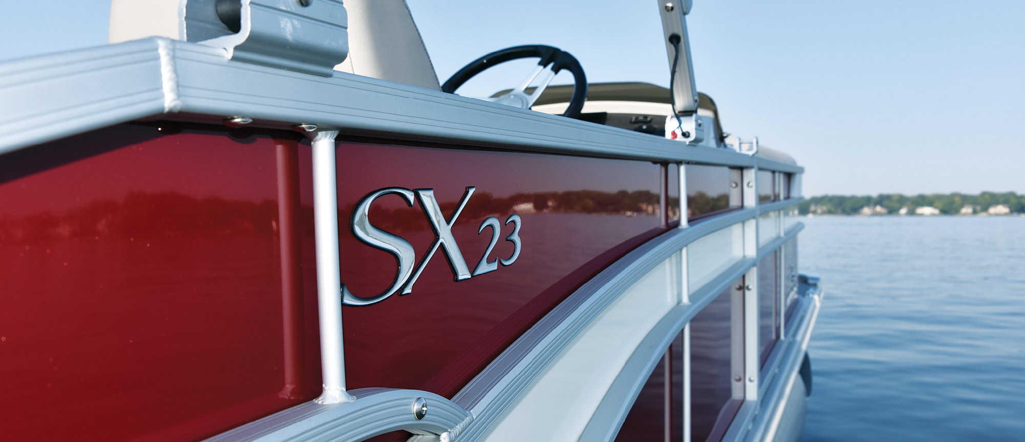 SX 23 badge and red side paneling
