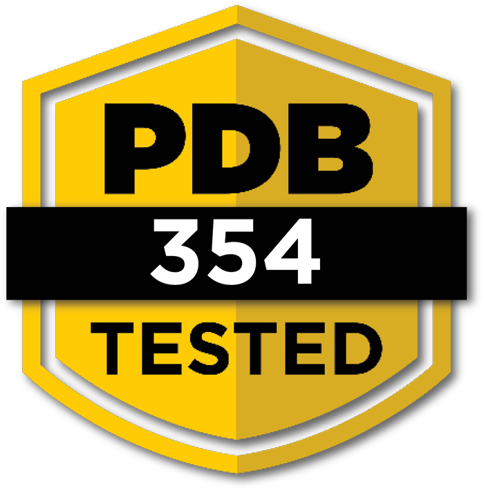 PDB Tested 354 badge