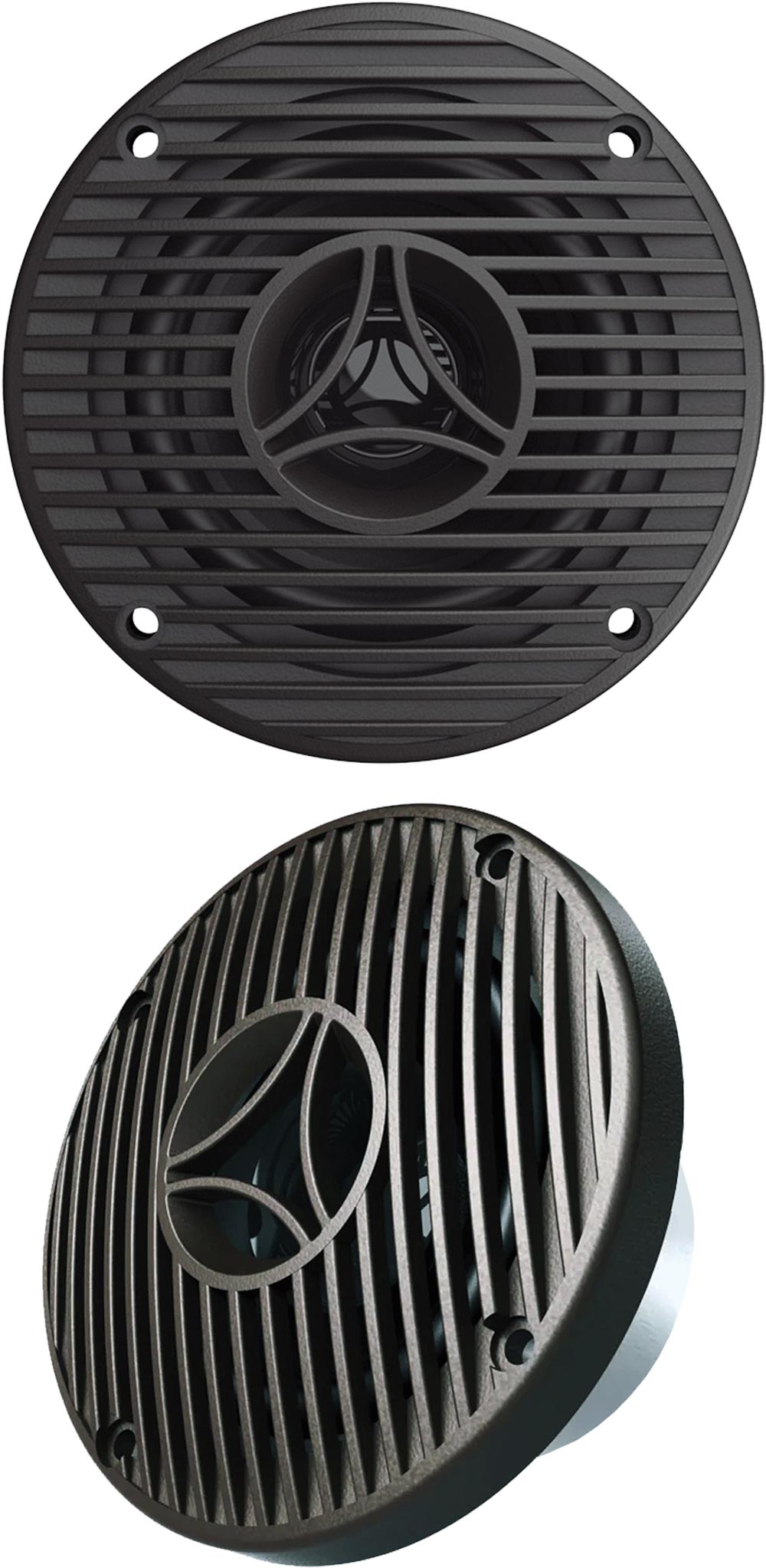 front and quarter view of the Milennia MIL-S3501 speaker