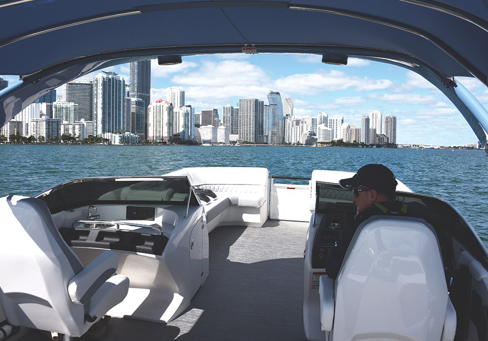 Deck on the 900 HP Bennington