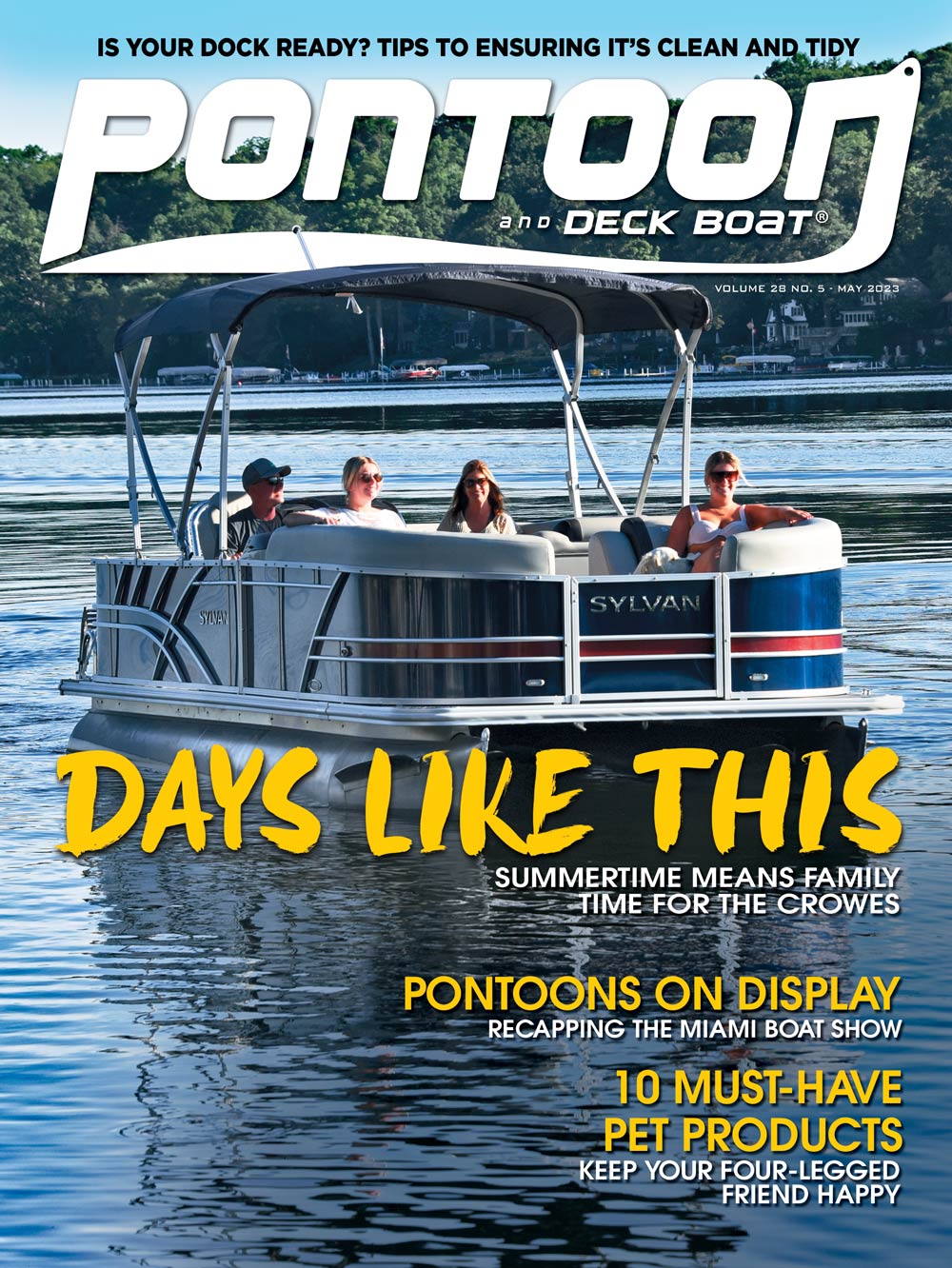 Pontoon and Deck Boat May 2023 cover