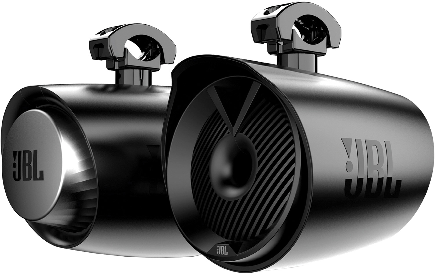 close view of the 8-inch JBL Tower X Marine Speaker System