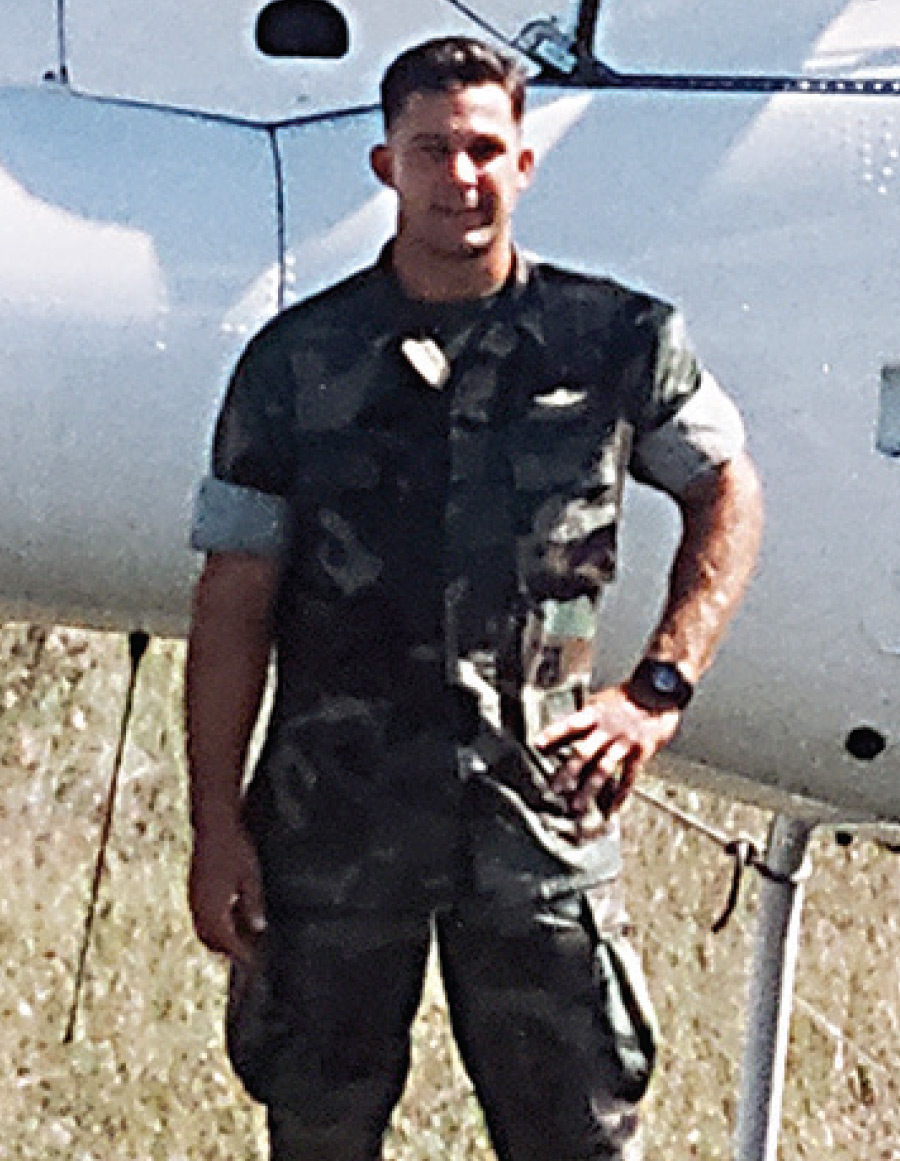 Jeff Inman in uniform