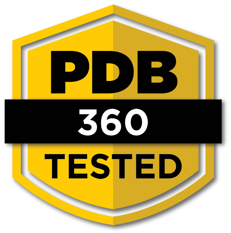 PDB 360 Tested Badge