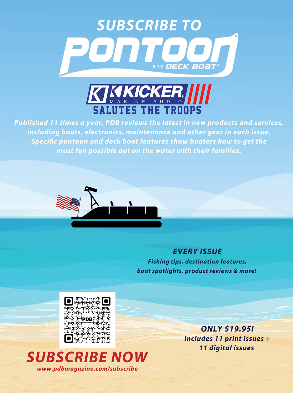 Pontoon and Deck Boat Subscription Advertisement