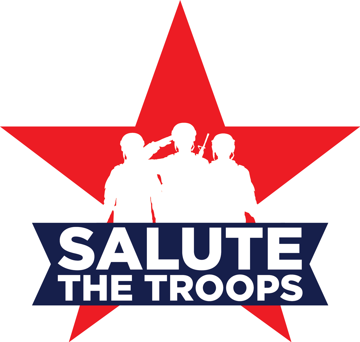 Salute the Troops badge