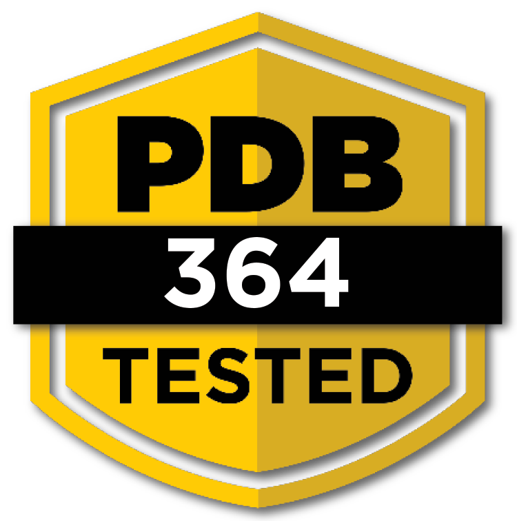 PDB 364 Tested Badge