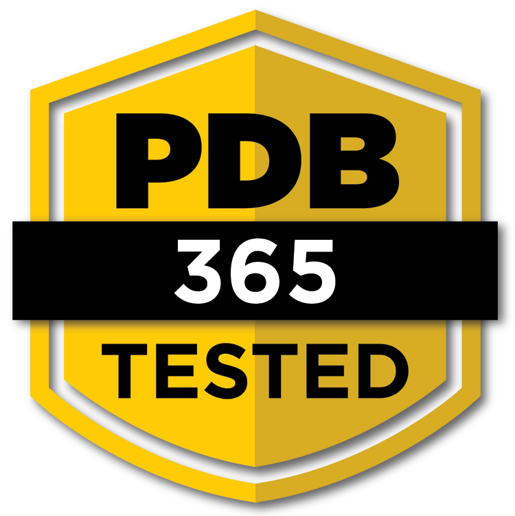 PDB 365 Tested Badge