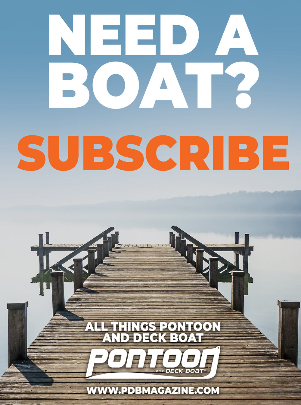 Pontoon and Deck Boat Magazine Subscription Advertisement