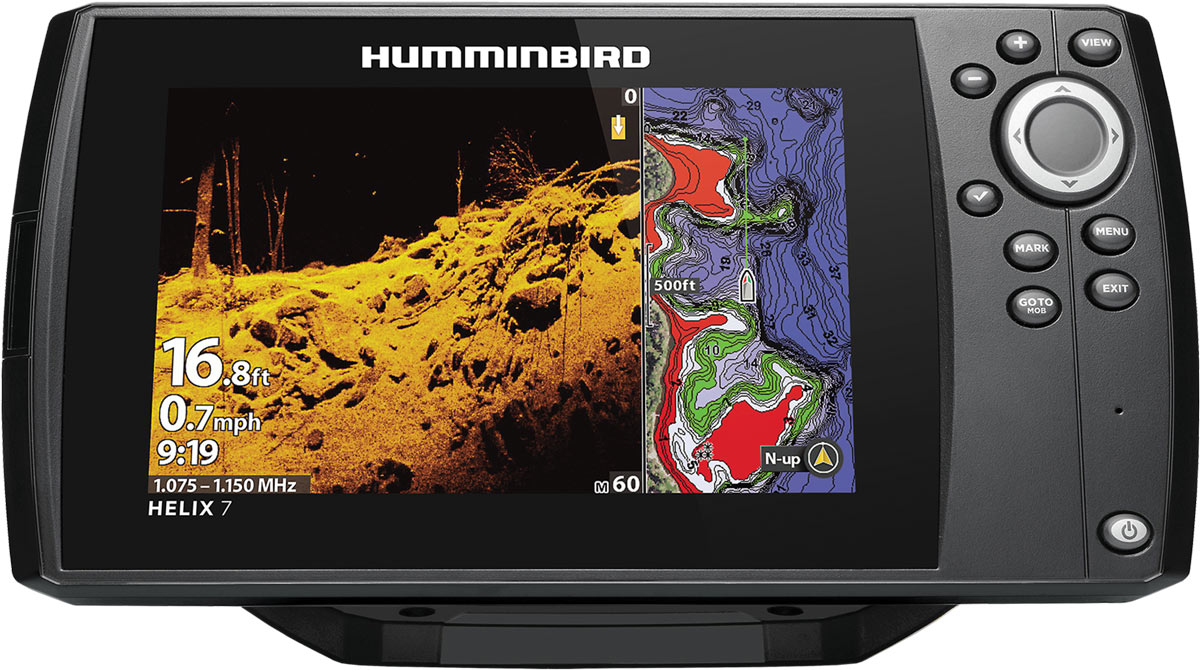 the Humminbird Helix 7 Chirp Mega SI GPS G4N