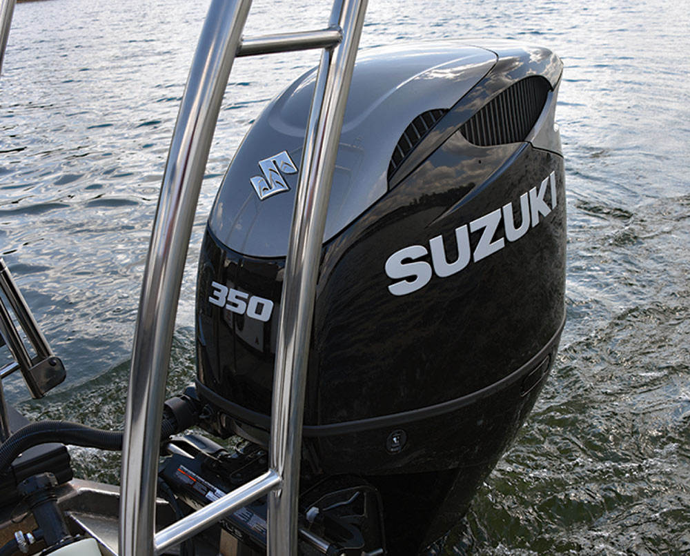Qwest's Suzuki 350 outboard