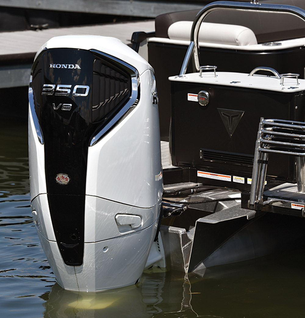 Tahoe's Honda 350 outboard