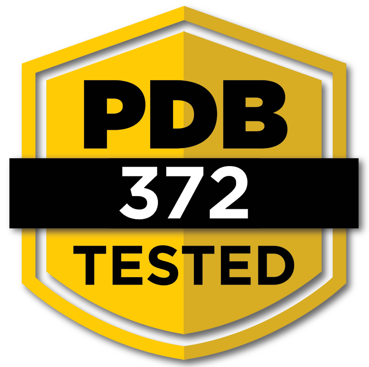 PDB 373 Tested Badge