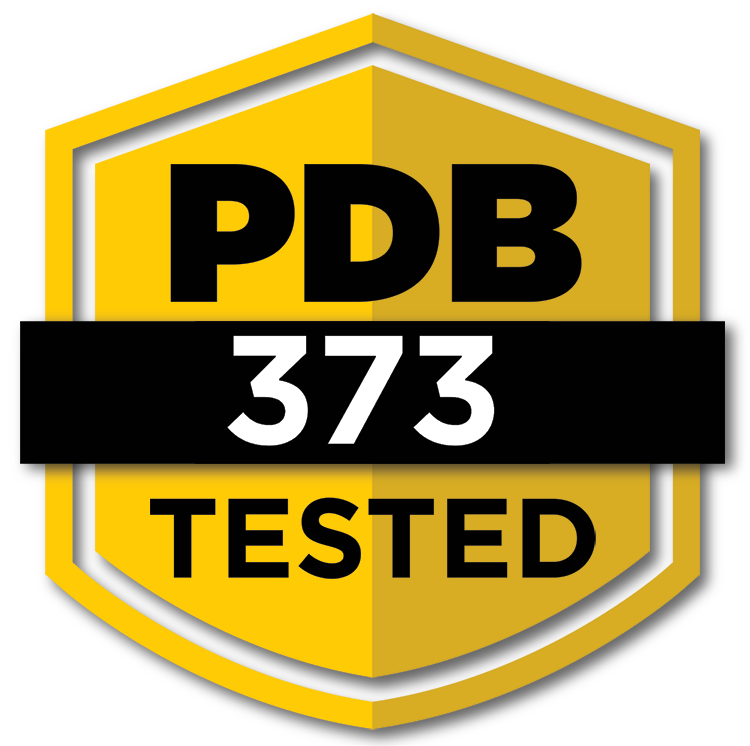 PDB 373 Tested Badge
