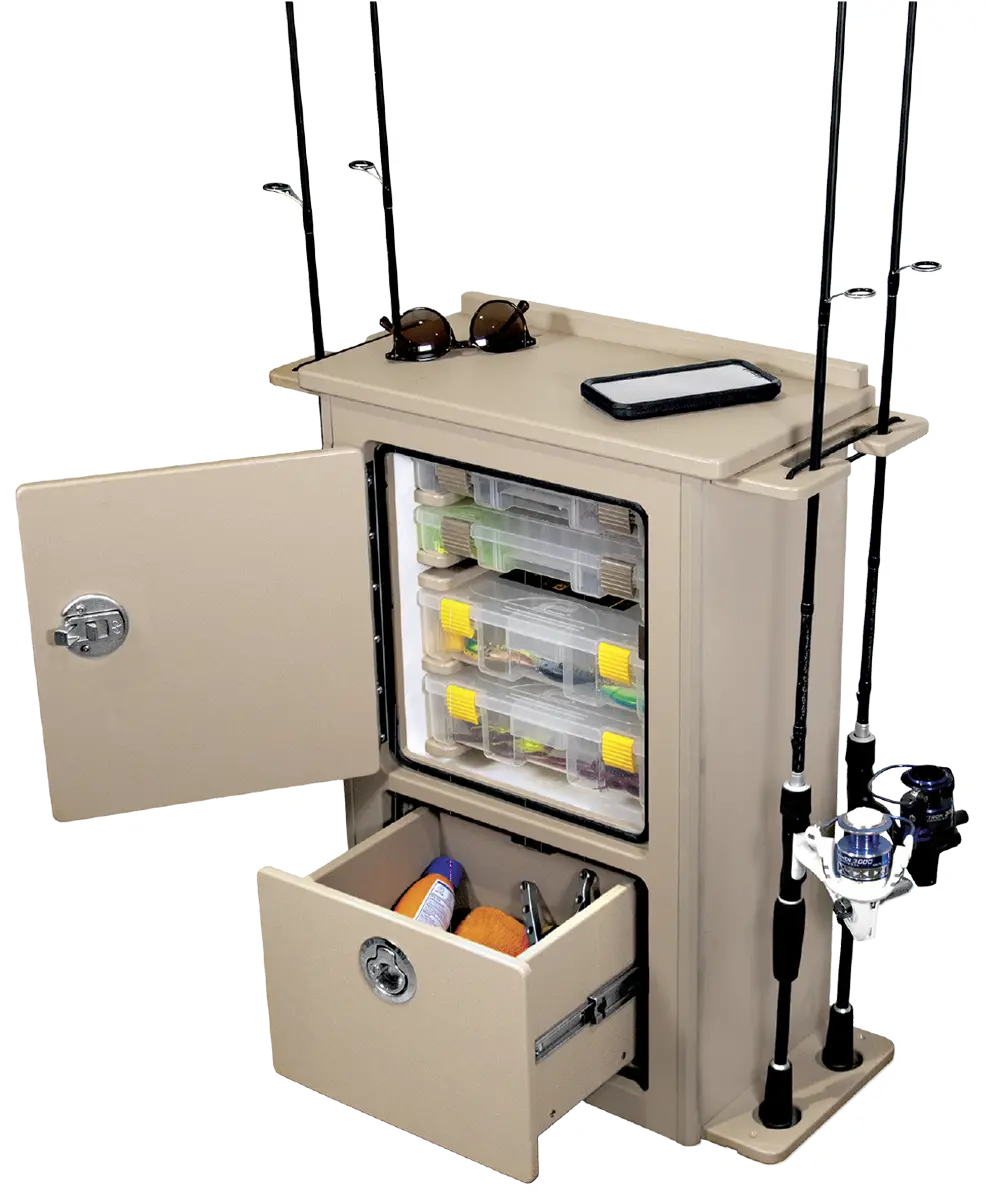 the Pontoon Tackle Center from Boat Outfitters