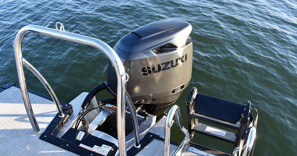 motor on a Tahoe pontoon