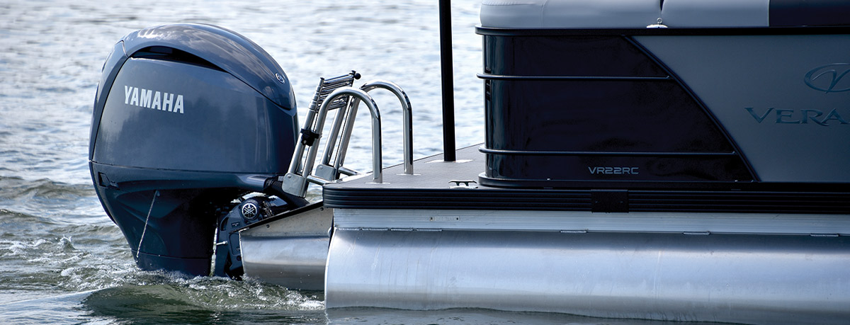 motor of a Veranda pontoon