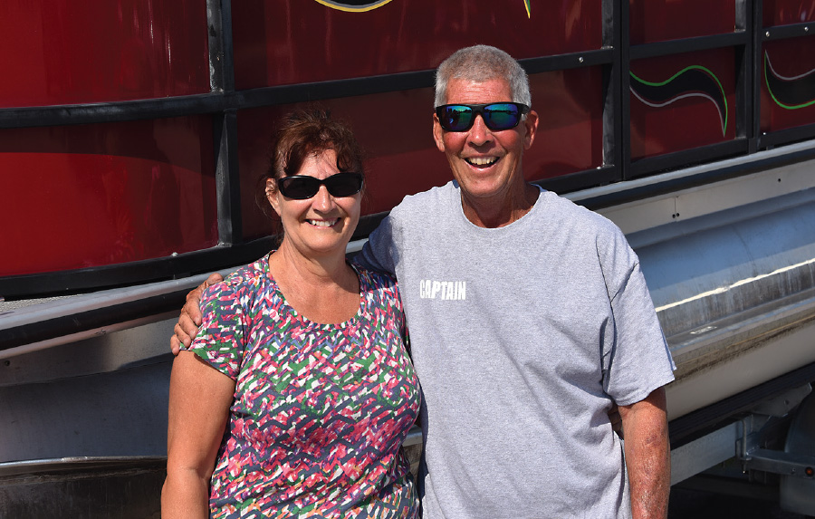 Goofy and his wife Terry