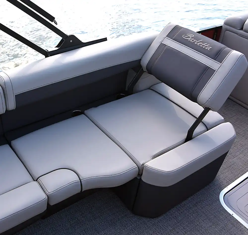 seat on a MY2025 Barletta Cabrio pontoon