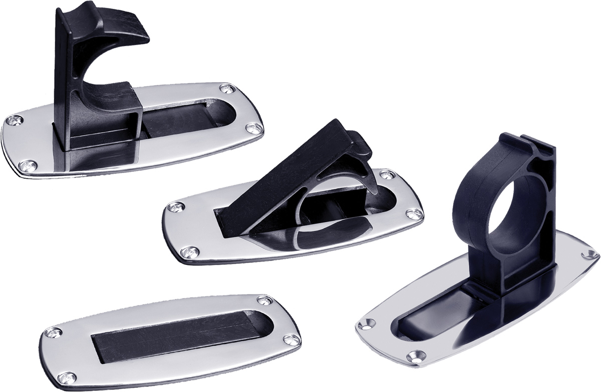 four push pole holders from Accon Marine
