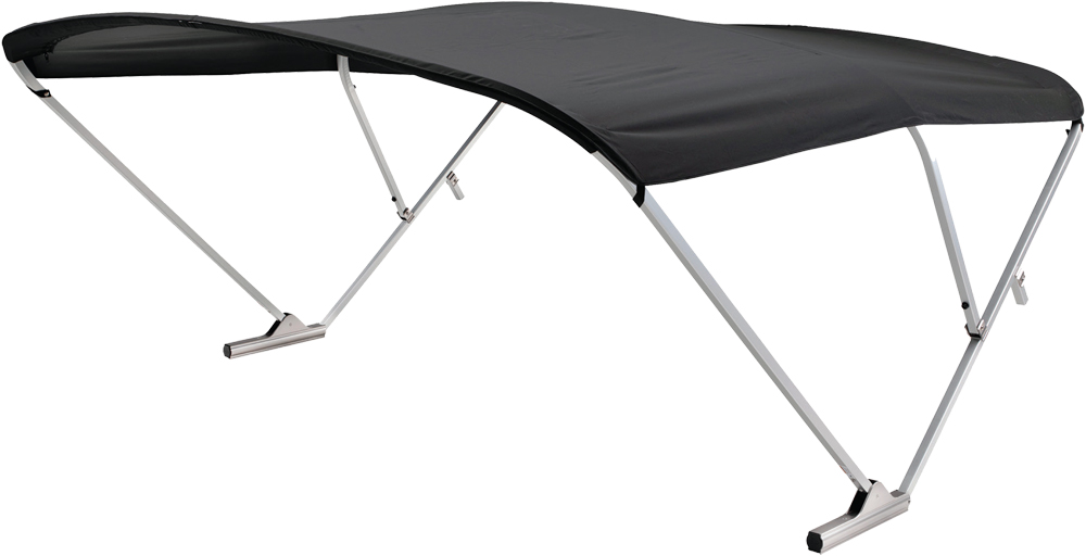 the next-generation SureShade pontoon power Bimini from Lippert
