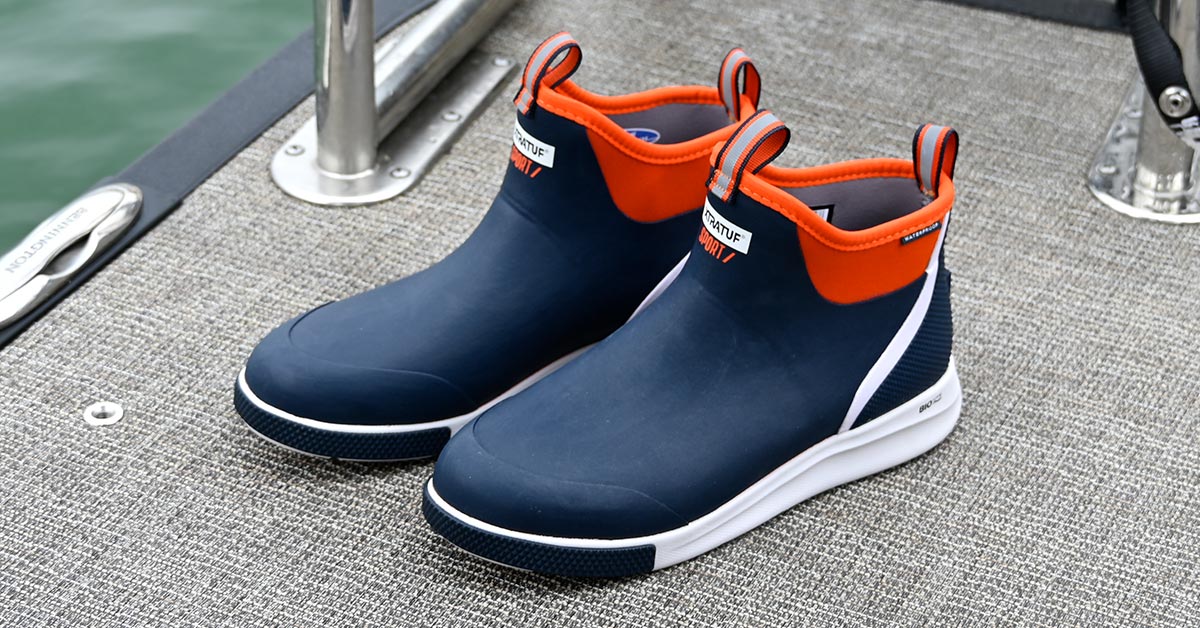 XTRATUF Cavigliera Blu - Stivaletto Donna Alla Moda, Comodo E Casual