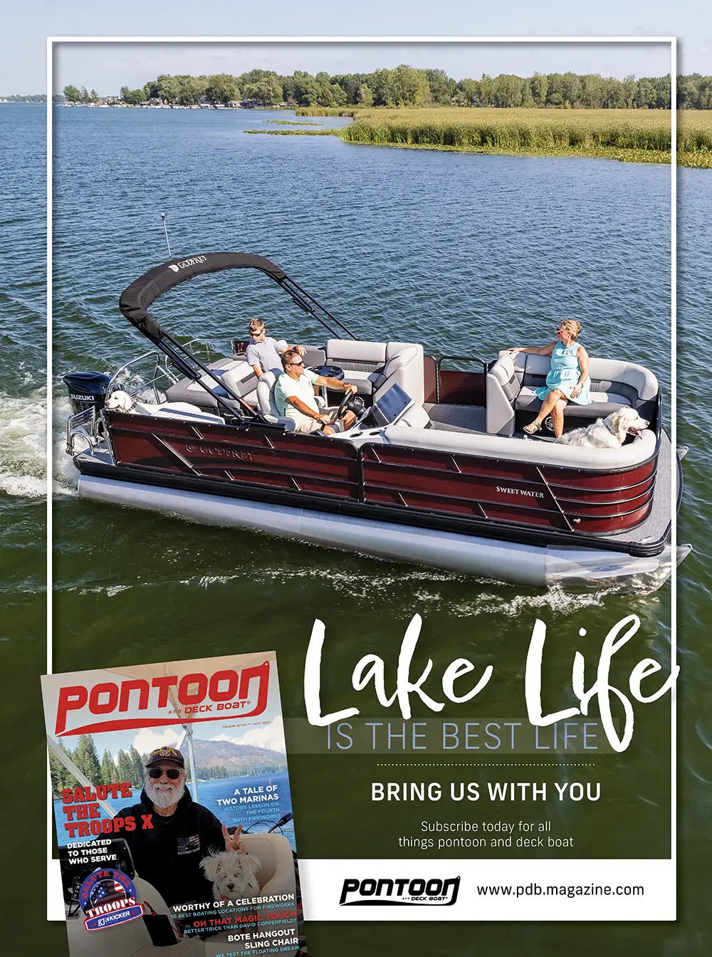 Pontoon and Deck Boat Subscription Advertisement