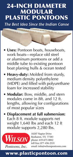Wilson Pontoons, Inc. Advertisement