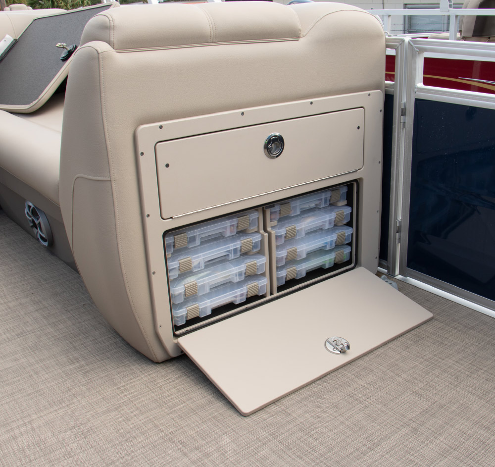 Boat Outfitters Lounge Backrest Tackle Storage Box
