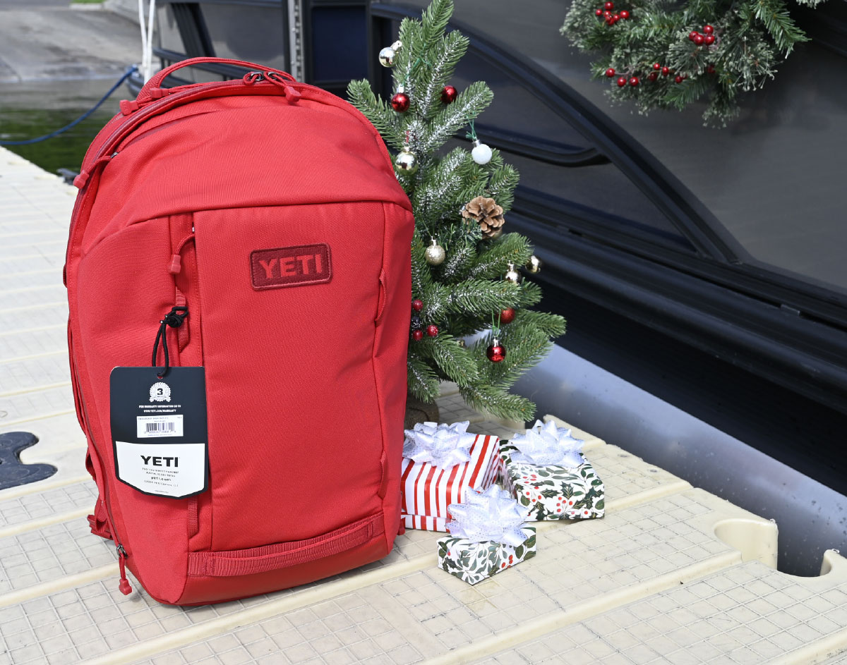 red Yeti TuffSkin nylon backpack