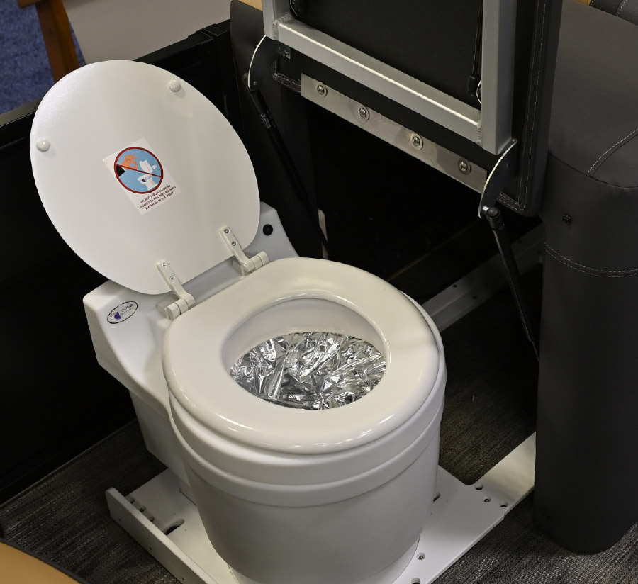 pontoon toilet