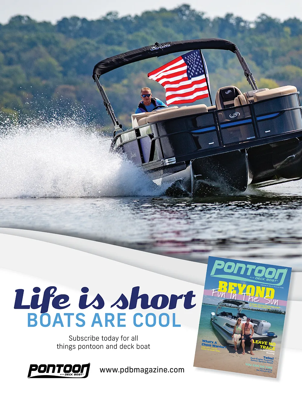 Pontoon and Deck Boat Subscription Advertisement